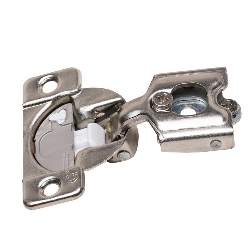 ROK 2 Pack Rok Hardware Grass TEC 864 108 Degree 1/2" Overlay Custom 3 Level Soft Close Screw On Compact Cabinet Hinge 04431A-15 3-Way Adjustment 45mm Screw Hole Pattern - Image 1